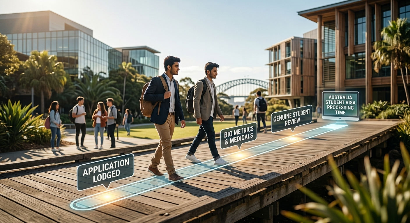 Australia student visa processing time